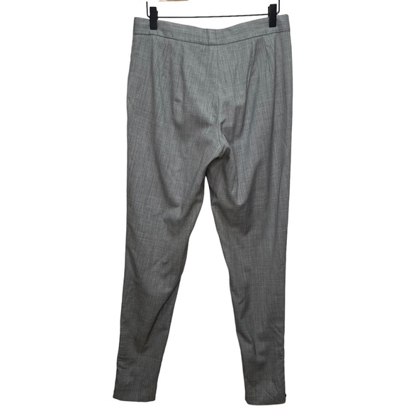 Stella McCartney Grey Wool Trouser Pants Ankle Zipper Size Medium - Picture 2 of 10